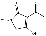 2H-Pyrrol-2-one, 3-acetyl-1,5-dihydro-4-hydroxy-1-methyl- (9CI) 结构式