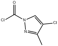 1H-Pyrazole-1-carbonyl chloride, 4-chloro-3-methyl- (9CI) 结构式