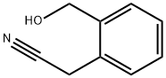 [2-(Hydroxymethyl)phenyl]acetonitrile Structure