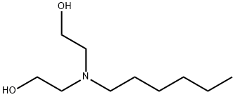 2,2'-(HEXYLIMINO)DIETHANOL Structure