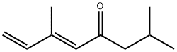 (E)-2,6-dimethylocta-5,7-dien-4-one Struktur