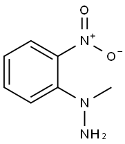 N-METHYL-N-2-NITROPHENYLHYDRAZINE Structure