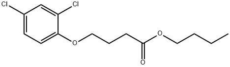 butyl 4-(2,4-dichlorophenoxy)butyrate 结构式