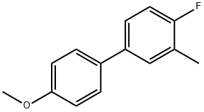 1-Fluoro-4-(4-methoxyphenyl)-2-methylbenzene Struktur
