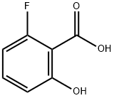 2-Fluoro-6-hydroxybenzoic acid Struktur