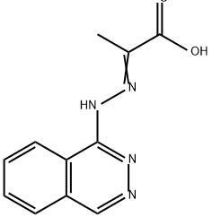ヒドララジンピルビン酸ヒドラゾン 化学構造式