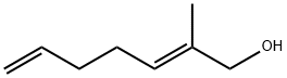 (E)-2-METHYL-HEPTA-2,6-DIEN-1-OL 化学構造式