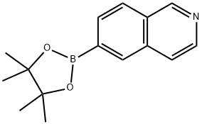 6-(4,4,5,5-tetramethyl-1,3,2-dioxaborolan-2-yl)isoquinoline Struktur