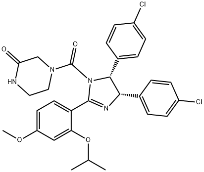 ヌトリン3a 化学構造式
