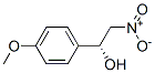 Benzenemethanol, 4-methoxy-alpha-(nitromethyl)-, (alphaR)- (9CI) Struktur