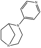 1,4-Diazabicyclo[3.2.1]octane,4-(4-pyridinyl)-(9CI) 化学構造式