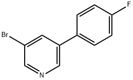 3-BROMO-5-(4-FLUOROPHENYL)PYRIDINE Structure