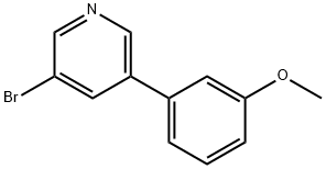 3-溴-5-(3-甲氧苯基)吡啶,675590-10-0,结构式