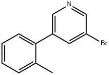 3-BROMO-5-(O-TOLYL)PYRIDINE Structure