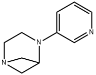 1,4-Diazabicyclo[3.1.1]heptane,4-(3-pyridinyl)-(9CI) Structure