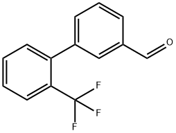 2'-トリフルオロメチルビフェニル-3-カルブアルデヒド 化学構造式