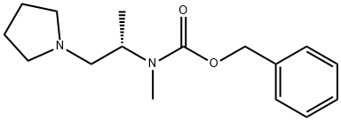 (S)-1-PYRROLIDIN-2-METHYL-2-(N-CBZ-N-METHYL)AMINO-ETHANE
|(S)-甲基(1-(吡咯烷基-1-基)丙-2-基)氨基甲酸苄酯