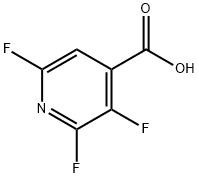 2,3,6-三氟吡啶-4-羧酸, TECH 结构式