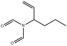 Formamide, N-(1-ethenylbutyl)-N-formyl- (9CI) 结构式