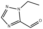 1-エチル-1H-1,2,4-トリアゾール-5-カルブアルデヒド 化学構造式