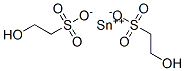 Bis(2-hydroxyethanesulfonic acid)tin(II) salt Structure
