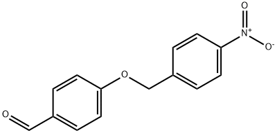 4-(4-ニトロベンジルオキシ)ベンズアルデヒド 化学構造式