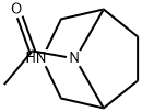 3,8-Diazabicyclo[3.2.1]octane,8-acetyl-(9CI) Structure