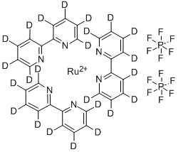 tris(2,2'-bipyridyl-d8)ruthenium(ii) hexafluorophosphate Structure