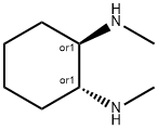 trans-N,N'-ジメチルシクロヘキサン-1,2-ジアミン 化学構造式