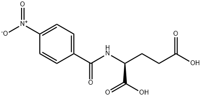 N-对硝基苯甲酰谷氨酸 结构式