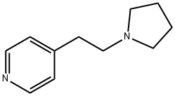 4-吡咯啉基乙基吡啶 结构式