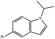 5-BROMO-1-ISOPROPYL-1H-INDOLE, 675827-10-8, 结构式