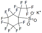 potassium decafluoro(pentafluoroethyl)cyclohexanesulphonate Structure