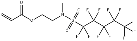 2-[methyl[(undecafluoropentyl)sulphonyl]amino]ethyl acrylate Struktur