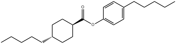 4-pentylphenyl 4-pentylcyclohexanecarboxylate Struktur