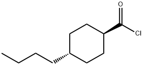 Cyclohexanecarbonyl chloride, 4-butyl-, trans- (9CI) Struktur