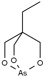 4-Ethyl-2,6,7-trioxa-1-arsabicyclo[2.2.2]octane Struktur