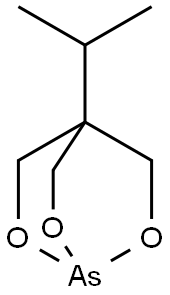 4-Isopropyl-2,6,7-trioxa-1-arsabicyclo[2.2.2]octane Structure