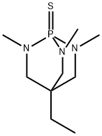 4-Ethyl-2,6,7-trimethyl-2,6,7-triaza-1-phosphabicyclo[2.2.2]octane1-sulfide Struktur