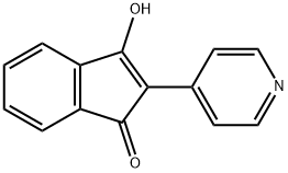 3-羟基-2-(吡啶-4-基)茚-1-酮,67592-40-9,结构式