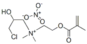 (3-chloro-2-hydroxypropyl)dimethyl[2-[(2-methyl-1-oxoallyl)oxy]ethyl]ammonium nitrate Struktur