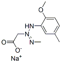 sodium [3-(2-methoxy-5-methylphenyl)-1-methyltriazen-2-yl]acetate|