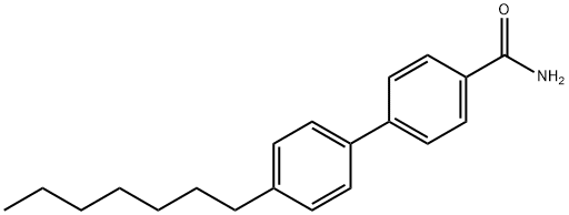 p-Heptylbiphenyl-p'-carboxamide 结构式