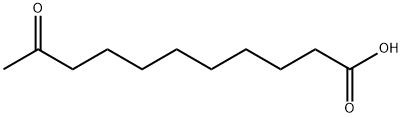 10-氧代十一烷酸, 676-00-6, 结构式