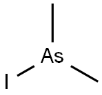 ジメチルヨードアルシン 化学構造式