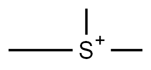 トリメチルスルホニウム 化学構造式