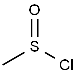 Methanesulfinylchloride 化学構造式