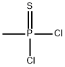 メチルジクロロホスフィンスルフィド 化学構造式