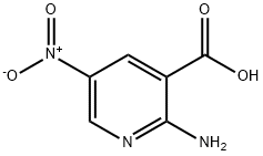 2-氨基-5-硝基烟酸, 6760-14-1, 结构式