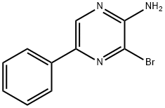 2-AMINO-3-BROMO-5-PHENYLPYRAZINE Structure